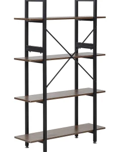 Estante Com 4 Prateleiras Castanha Escura Darby
