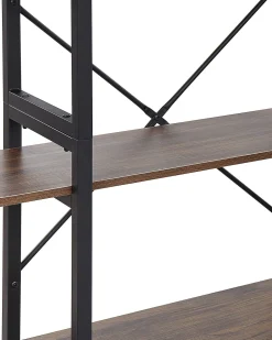 Estante Com 4 Prateleiras Castanha Escura Darby