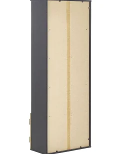 Estante Com 4 Prateleiras Castanho Clara E Preta Salter