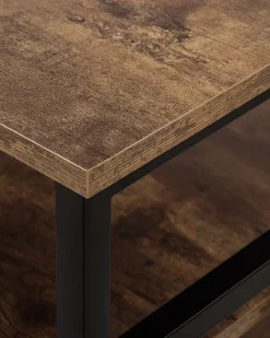 Estante Com 3 Prateleiras Castanha Escura Keene