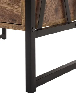 Estante Com 3 Prateleiras Castanha Escura Keene