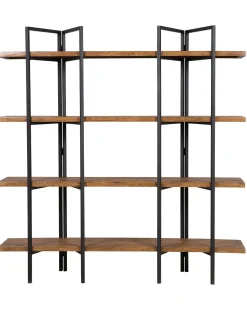 Estante Com 4 Prateleiras Castanha Escura Compton