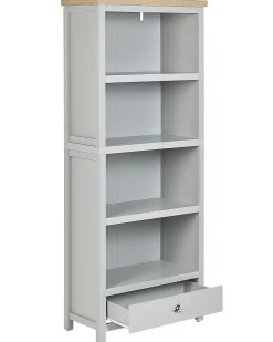 Estante Com 4 Prateleiras Cinzenta Clio