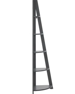 Estante De Canto Com 5 Prateleiras Cinzenta Mobile Solo