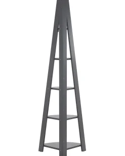 Estante De Canto Com 5 Prateleiras Cinzenta Mobile Solo