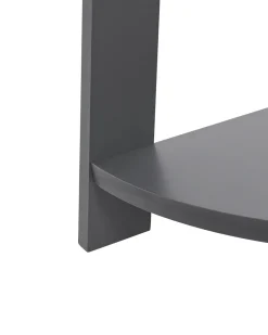 Estante De Canto Com 5 Prateleiras Cinzenta Mobile Solo