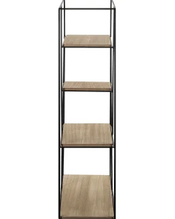 Estante De Parede Com 5 Prateleiras Castanha Clara Laurel