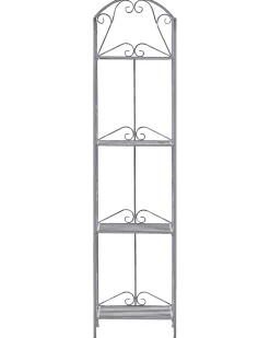 Estante Metalica Cinzenta Com 4 Prateleiras Valdivia