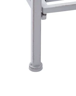 Estante Metalica Cinzenta Com 4 Prateleiras Valdivia