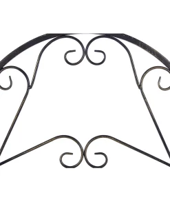 Estante Metalica Preta Com 4 Prateleiras Valdivia