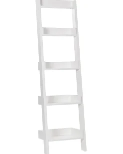 Estante Tipo Escada Com 5 Prateleiras Branca Mobile Duo