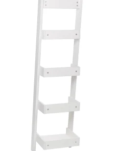 Estante Tipo Escada Com 5 Prateleiras Branca Mobile Duo