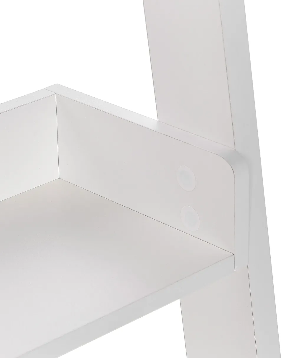 Estante Tipo Escada Com 5 Prateleiras Branca Mobile Duo