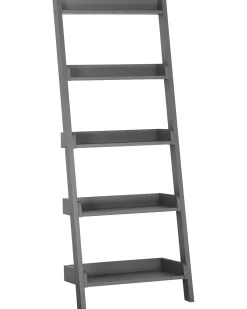 Estante Tipo Escada Com 5 Prateleiras Cinzenta Mobile Trio