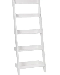 Estante Tipo Escada Com 5 Prateleiras Branca Mobile Trio