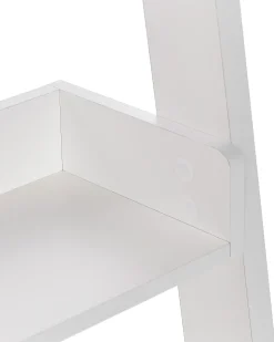 Estante Tipo Escada Com 5 Prateleiras Branca Mobile Trio