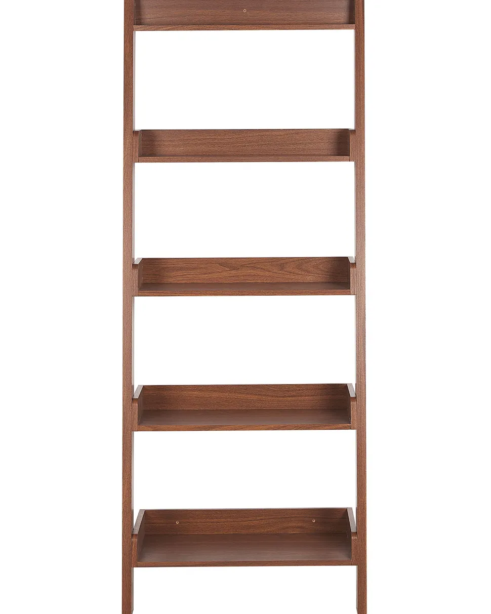 Estante Tipo Escada Com 5 Prateleiras Castanha Mobile Trio