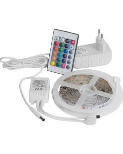 Fita De Iluminação Led Com Branco E 16 Cores 5 M Britta