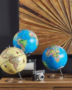 Globo Decorativo Com Led Azul 30 Cm Stanley