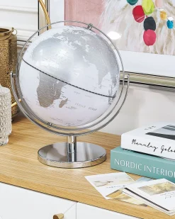 Globo Decorativo Prateado 33 Cm Drake