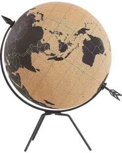 Globo Decorativo Preto E Castanho 35 Cm Battuta