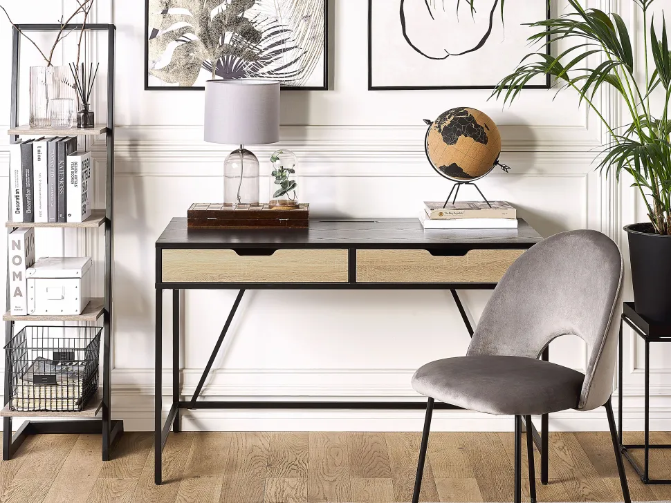 Globo Decorativo Preto E Castanho 35 Cm Battuta