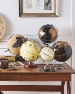 Globo Decorativo Preto E Castanho 35 Cm Battuta