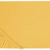 Lencol-Capa Em Algodao Amarelo Mostarda 90 X 200 Cm Janbu