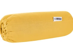 Lencol-Capa Em Algodao Amarelo Mostarda 90 X 200 Cm Janbu