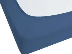 Lencol-Capa Em Algodao Azul Marinho 200 X 200 Cm Janbu