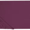 Lencol-Capa Em Algodao Borgonha 200 X 200 Cm Janbu