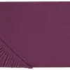 Lencol-Capa Em Algodao Borgonha 90 X 200 Cm Janbu