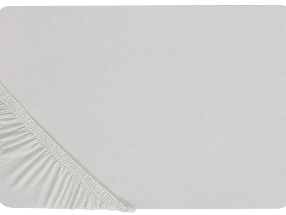 Lencol-Capa Em Algodao Cinzento Claro 90 X 200 Cm Janbu