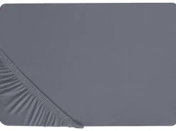 Lencol-Capa Em Algodao Cinzento Escuro 200 X 200 Cm Janbu