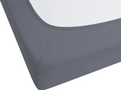 Lencol-Capa Em Algodao Cinzento Escuro 90 X 200 Cm Janbu