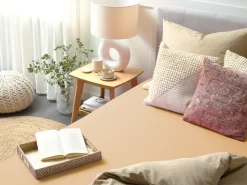 Lencol-Capa Em Algodao Cor De Areia 90 X 200 Cm Janbu