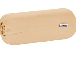 Lencol-Capa Em Algodao Cor De Areia 90 X 200 Cm Janbu