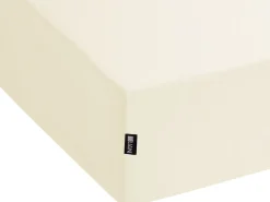 Lencol-Capa Em Algodao Creme 90 X 200 Cm Janbu