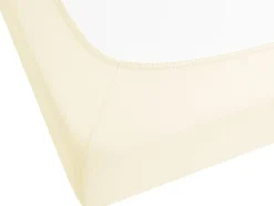 Lencol-Capa Em Algodao Creme 90 X 200 Cm Janbu