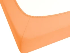 Lencol-Capa Em Algodao Laranja 90 X 200 Cm Janbu