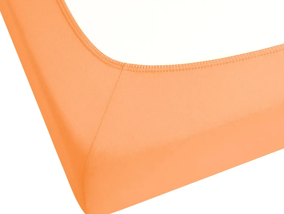 Lencol-Capa Em Algodao Laranja 90 X 200 Cm Janbu