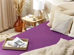 Lencol-Capa Em Algodao Purpura 200 X 200 Cm Janbu