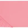 Lencol-Capa Em Algodao Rosa Coral 200 X 200 Cm Janbu