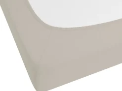 Lencol-Capa Em Algodao Taupe 200 X 200 Cm Janbu