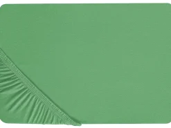 Lencol-Capa Em Algodao Verde 200 X 200 Cm Janbu