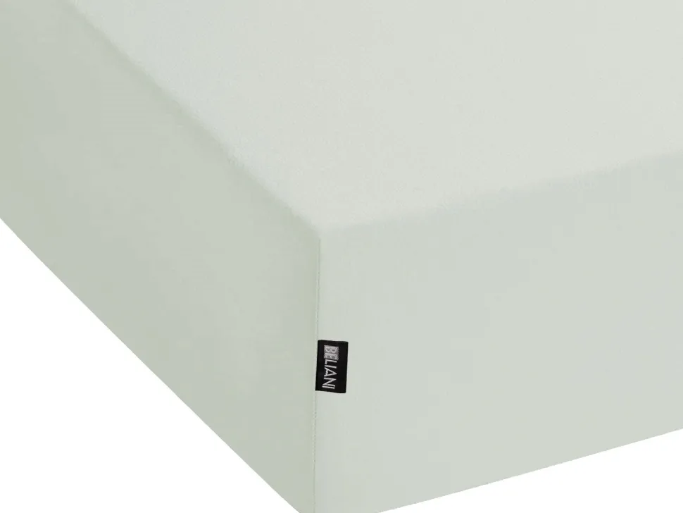 Lencol-Capa Em Algodao Verde Claro 90 X 200 Cm Janbu