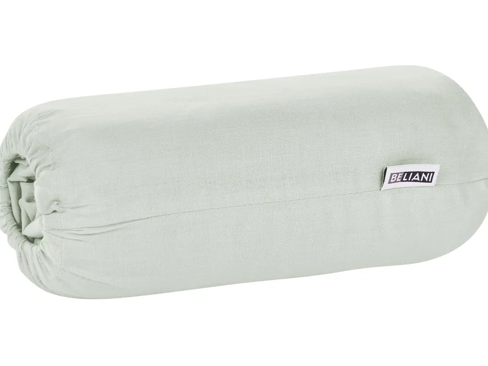 Lencol-Capa Em Algodao Verde Claro 90 X 200 Cm Janbu
