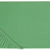 Lencol-Capa Em Algodao Verde 90 X 200 Cm Janbu
