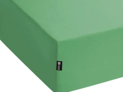 Lencol-Capa Em Algodao Verde 90 X 200 Cm Janbu