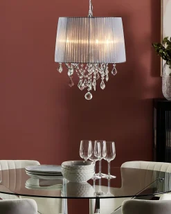 Lustre Cinzento Claro Evans